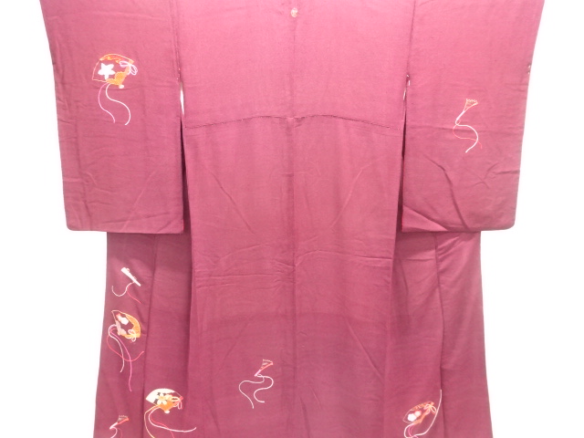 Japanese Kimono / Chirimen Kinsha Silk